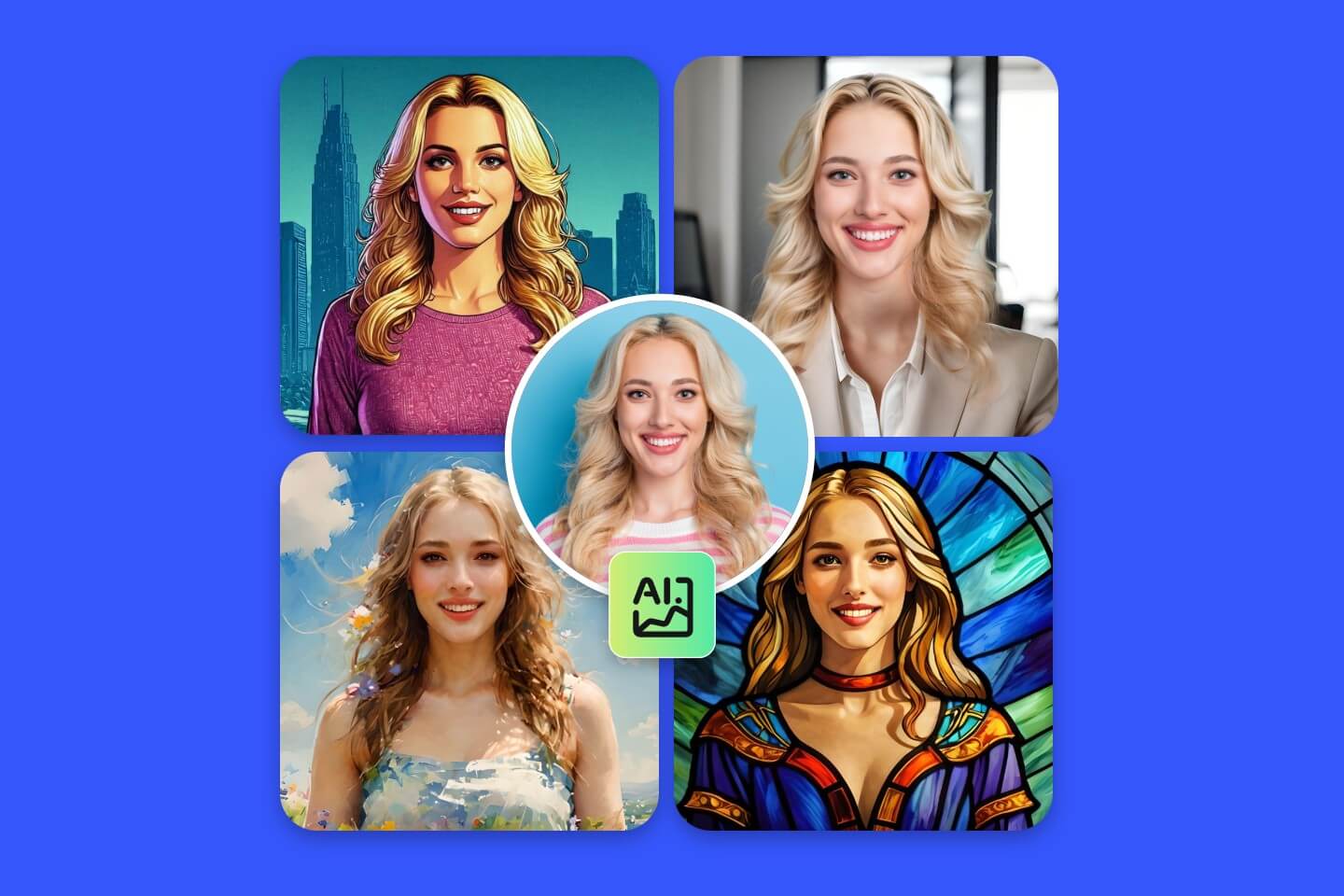 Convert image to AI art with Fotor free image to image AI generator