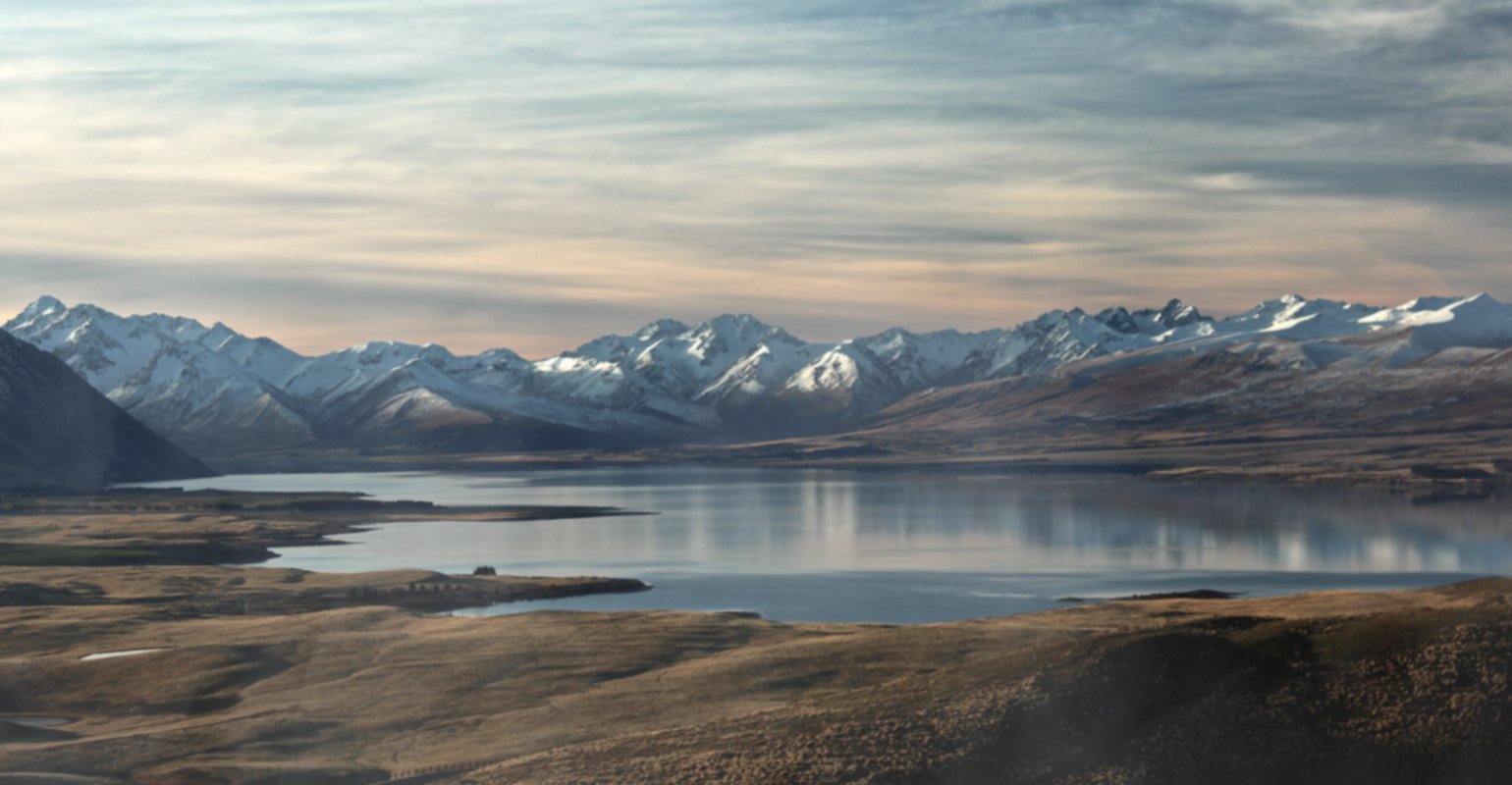 Hazy landscape