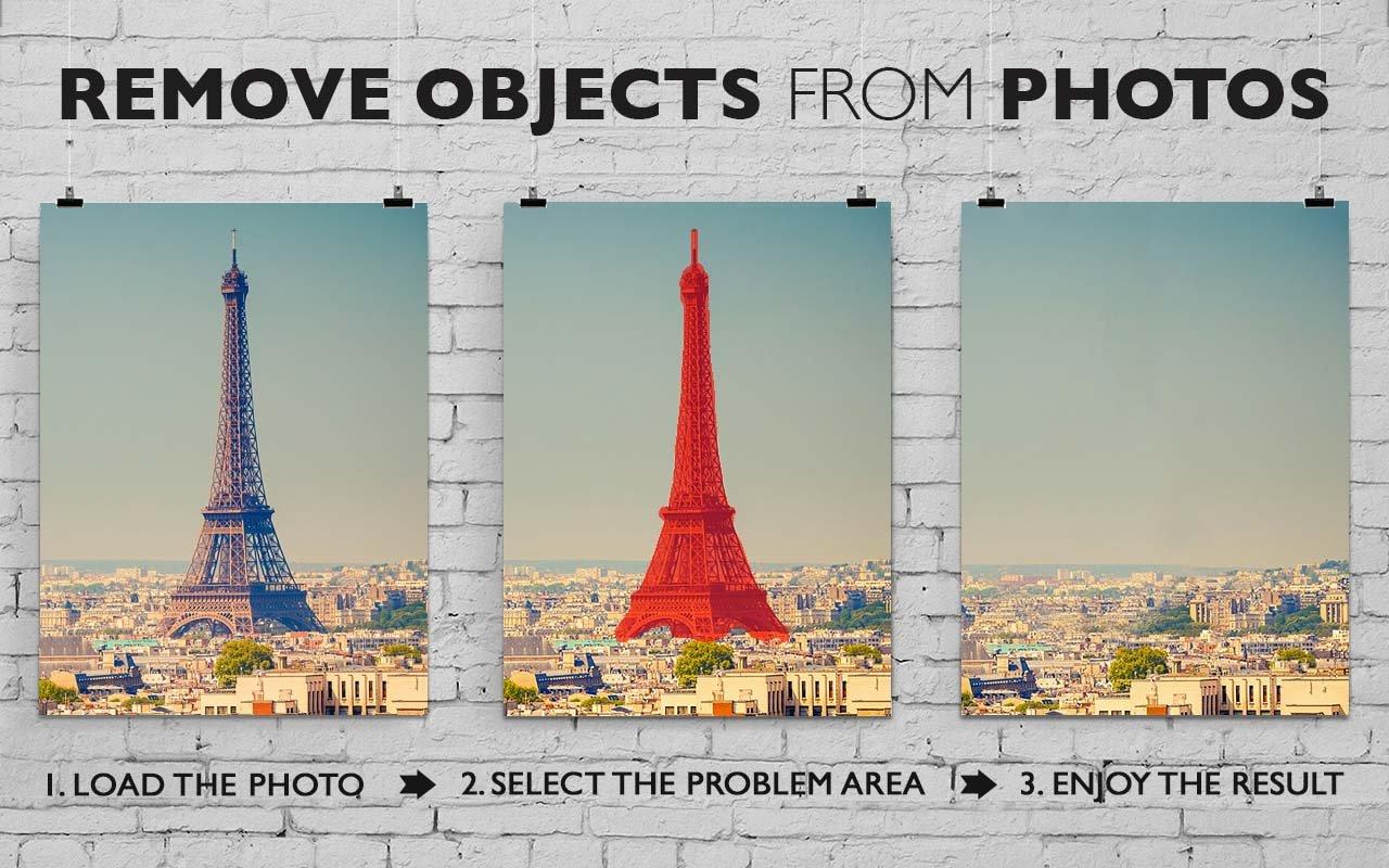 remove objects from photo with inpaint
