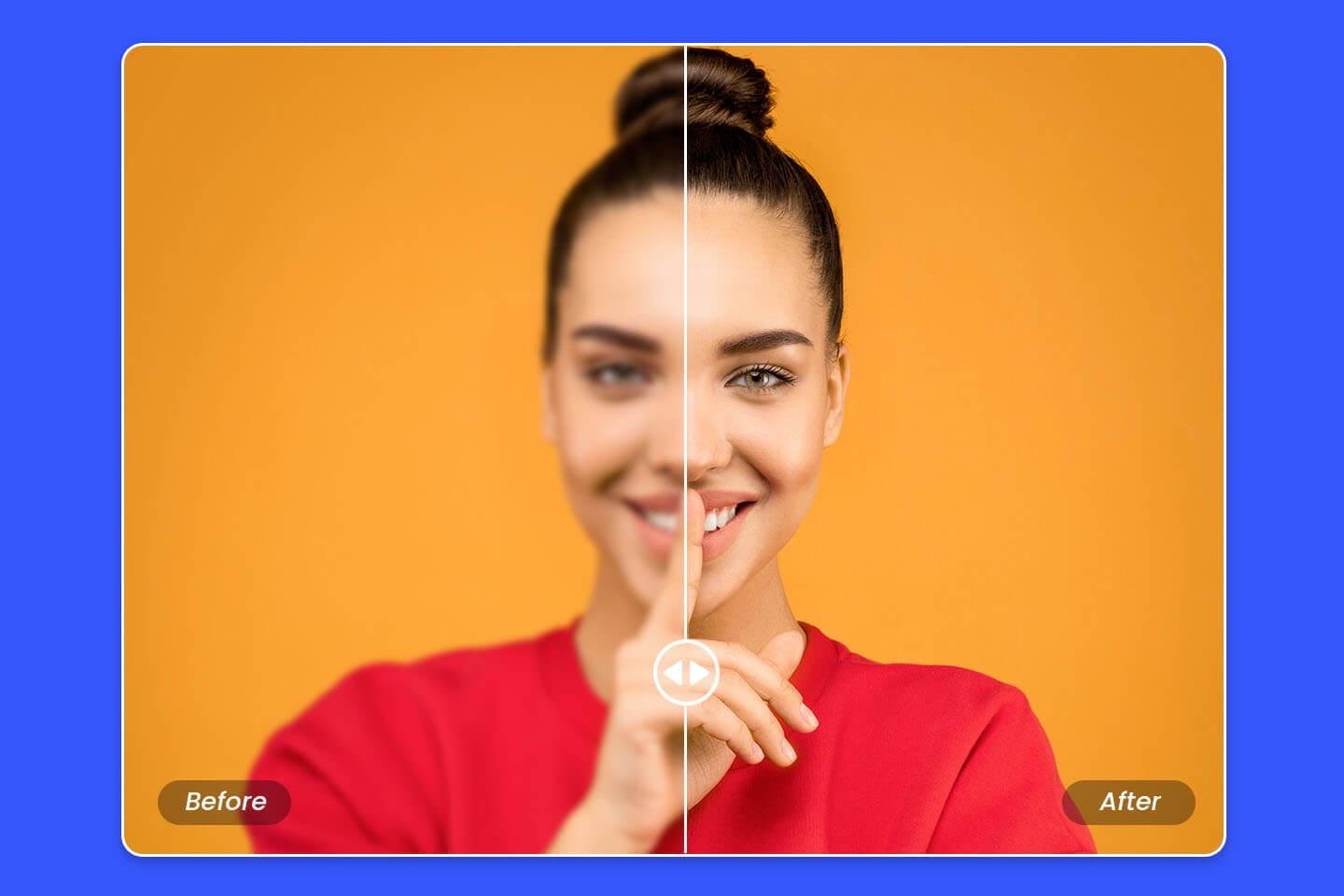 Pertajam gambar secara online dengan mudah dan cepat dengan penajam gambar AI gratis dari Fotors