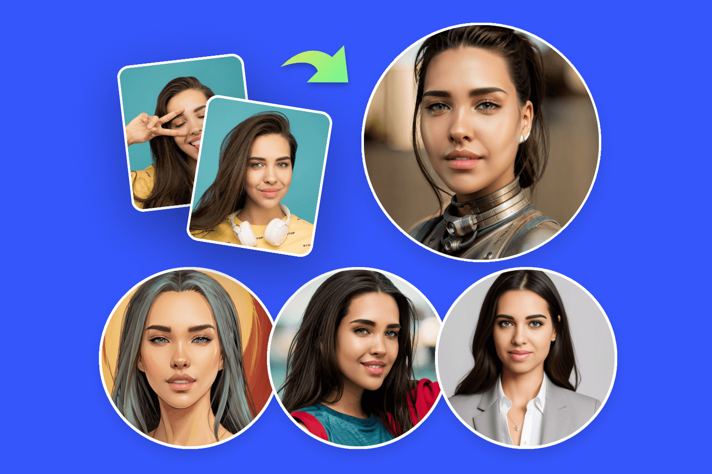Create kinds of avatar with Fotor avatar maker