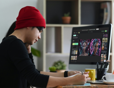 Họa sĩ minh họa tự do sử dụng Fotor để tạo hình ảnh AI